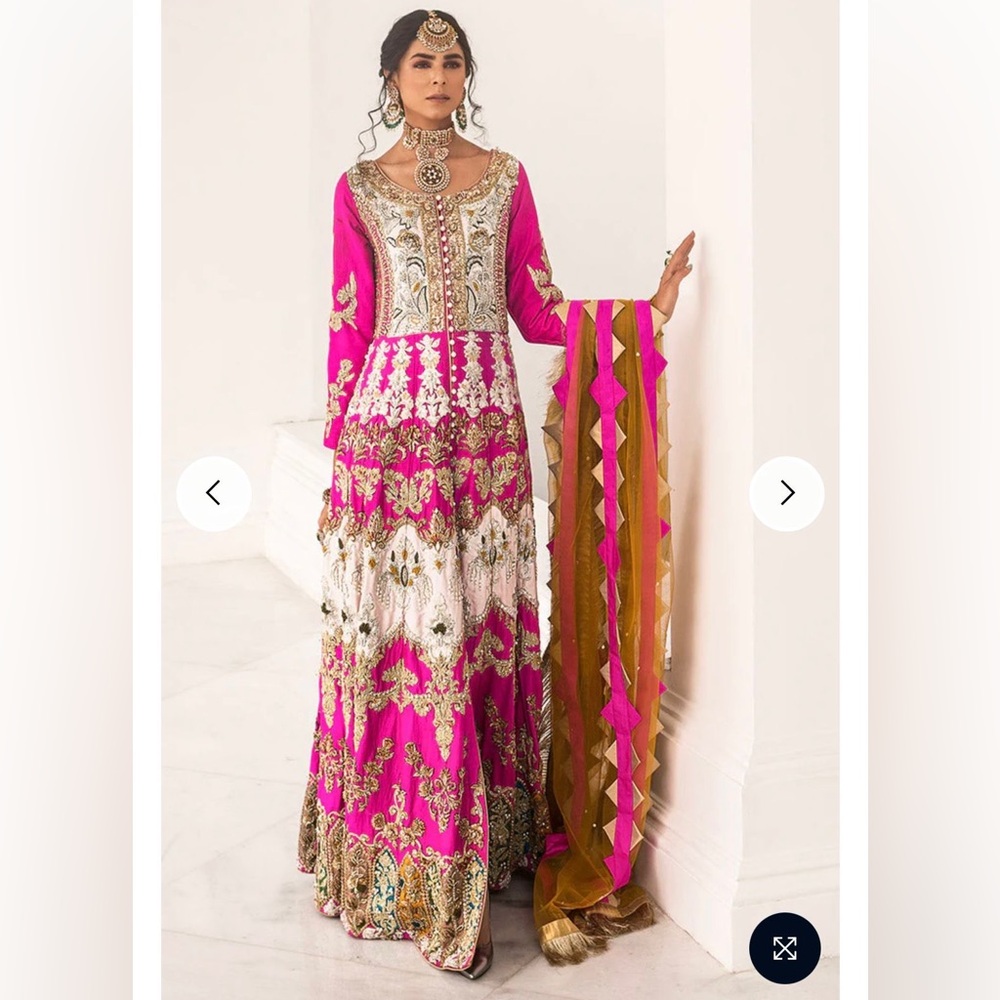 Pakistani designer reema ahsan pink outfit